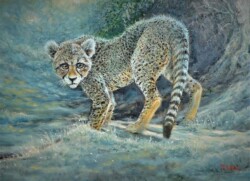 Pat Edep "Little Deb" Oil/Acrylic, $600