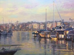 Wendy Hultquist "Afternoon Light at the Marina"