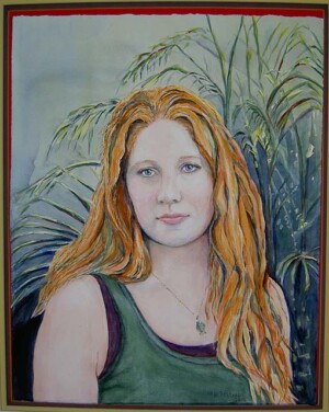 Hedi Roethel "Green in Green (Jessica)"