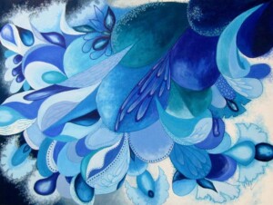 Irene Williams "Sacre Bleu"
Watercolor 12"x16"