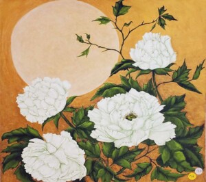 Irene Williams "Moonlight Peonies"