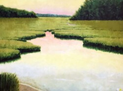 John Fox "Light on the First Day" Oil/Acrylic, $1200