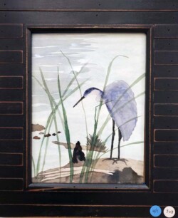 Kathleen Wallace-Phelps "Great Blue Heron in Arcadia National Park, ME"