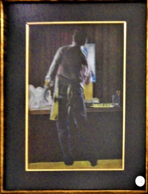 Nancy Brinkley "The Artist" Pencil Painting 3rd Place Winner