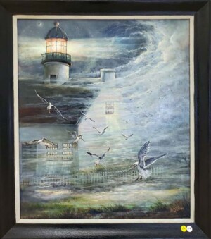 Pat Edep "Fog Clad Cabrillo Lighthouse"