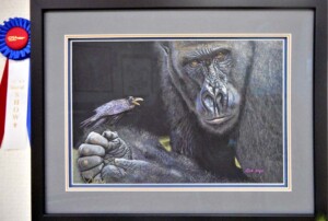 Rich Boyd "Friendpecked" Pencil Painting Best of Show