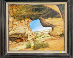 Robert Meyer "Arches National Park" Oil/Acrylic, $700