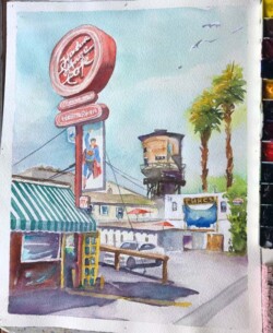 Sandy Winker "Harbor House Cafe"