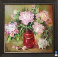 Valentina Ragsdale "Pink Peonies in a Favorite Vase"