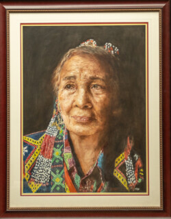 Bienvenido Sibug "T'Boli Grandmother" WaterColor, $1500