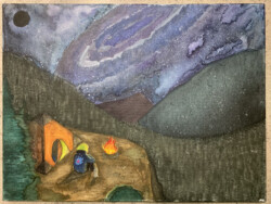 Denise Laube "Night Light" WaterColor, NFS