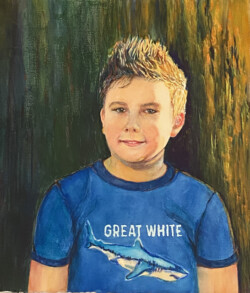 Hedi Roethel "William at 9" WaterColor, NFS