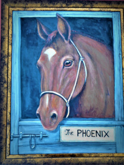 Pat Edep _ "The Phoenix (Ed)" Oil/Acrylic, NFS