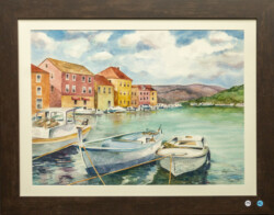 Phyllis Russell "Waiting" WaterColor, $300