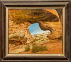 Robert Meyer "Arches National Park" Oil/Acrylic, $700