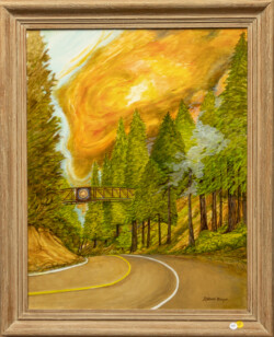 Robert Meyer "Running Spring" Oil/Acrylic, NFS