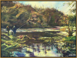 Chin-Ming Chan "Dinner is on You" Oil/Acrylic, NFS