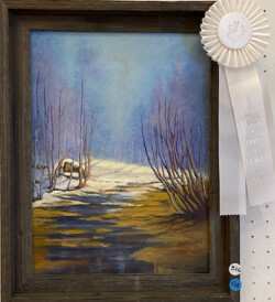 Lupe Ambriz "Snow Bank" Watercolor, NFS