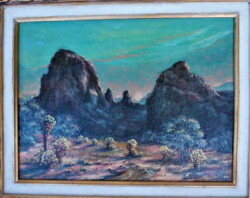 Pat Edep "Baby Cholla" Oil/Acrylic, $200