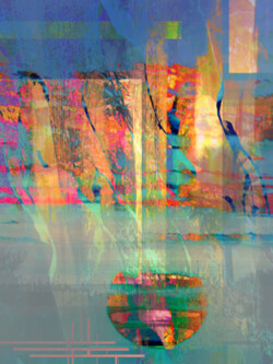 Robert Ball "Setting Sun" Digital Image, $75