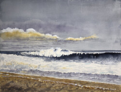 Sandy Winkler "Sunset Beach" Watercolor, NFS