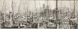 Steve Coler "Downtown Marina" Other Media, $125