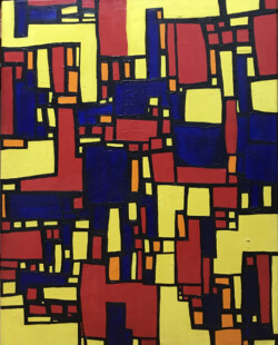 Steve Coler "Seventeen" Oil/Acrylic, POR