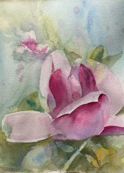 Alexandra Sullivan "Blooming" Watercolor NFS