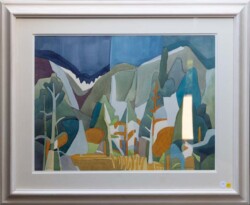 Barbara Lawson "Yosemite Valley Winter" Watercolor $1,500