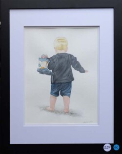 Barbara White "Waiting for Rain" Watercolor NFS