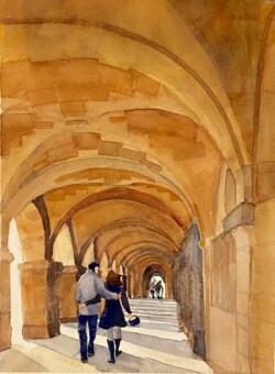 Carrol Wolf "Passages" Watercolor $700