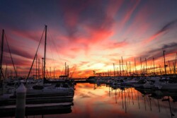 Donna Dean "Alamitos Bay Sunset" Photograph NFS