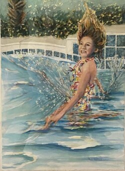 Hedi Roethel "Summer Fun" Watercolor $400