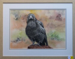 Jean McAlister "Raven III" Watercolor NFS