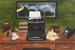 Kathleeen Smalley "Old School" Watercolor $3,200