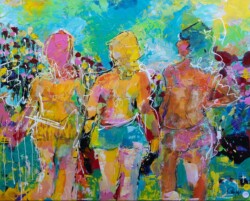 Phyllis Russell "Trio" Oil/Acrylic $350