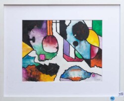 Stan Wolf "2022 Skidoo" Watercolor $795