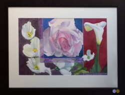 Susan Tierney "Composition" Watercolor $500