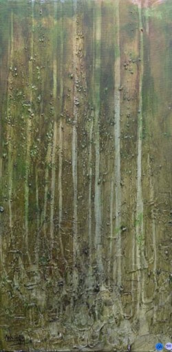 Wasantha Gunasinghe "Flowing Green" $600