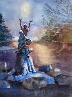 Carrol Wolf "Reaching for the Moon"