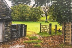 Kathleen Smalley "Coniston Village, Cumbria, England"