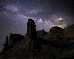 Donna Dean "Arches National Park at Night"
