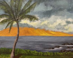 Margarita de Jesus "Good Morning, West Maui Mountains" $400