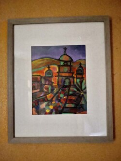Maria Elena Arredondo "Church Scenery" $100