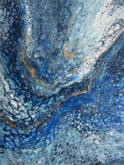 Nevine Erian "Rhapsody in Blue" $1,800