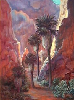 Pat Edep "Canyon Palms" $190