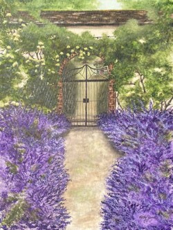 Kathy Smalley "Lavender By The Gate"