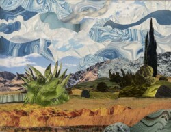 Kathy Wallace-Phelps "Collage Homage to van Gogh"
