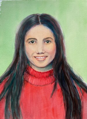 Hedi Roethel Watercolor "Sienna"