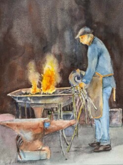 Alexandra Sullivan "Blacksmith at Work"